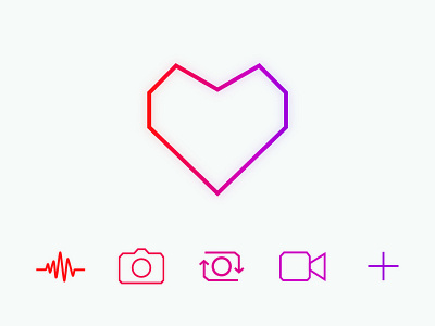 Feature Camera Icons (Neon)