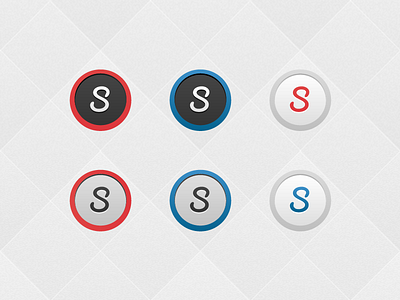 Color Options black blue button buttons color options colors dark gray gradient gray icon icons options orange red rust social social media