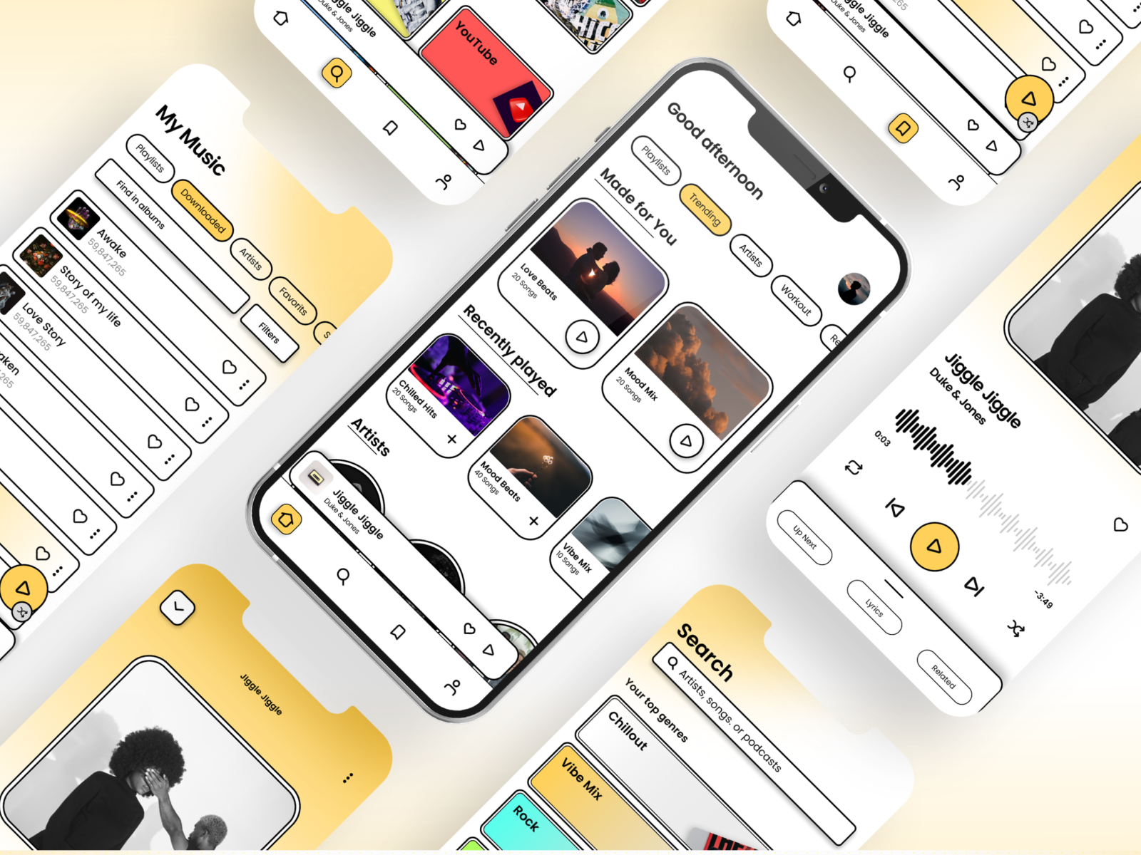 Music App Ui By Adithyan Baiju On Dribbble