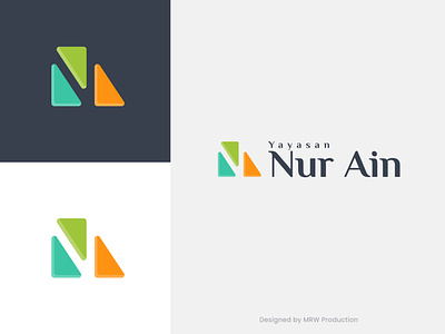NA Logo Design branding company logo foundation logo logo na logo simple logo triangle logo