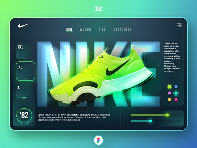 Shoe shop website - UI Design