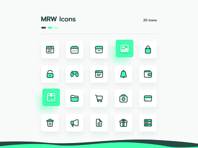 MRW Icons - 20 Icons (1) cool icon icon icon design icons simple icon ui design uiux