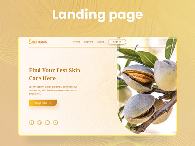 E-Commerce Landing page design landing page landing page design ui ui design uiux web design website design
