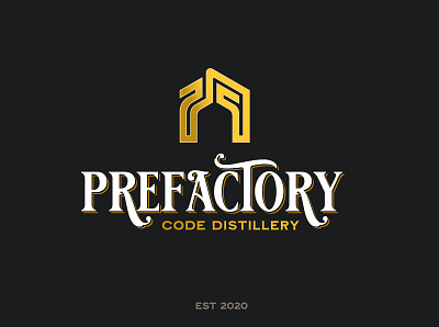 Prefactory Logo branding design graphic design icon design illustration logo typography vector