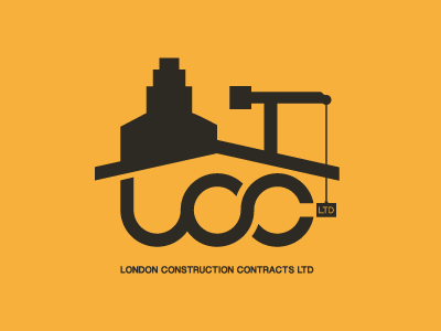 London Construction Contracts LTD branding construction corporate identity identity logo logos