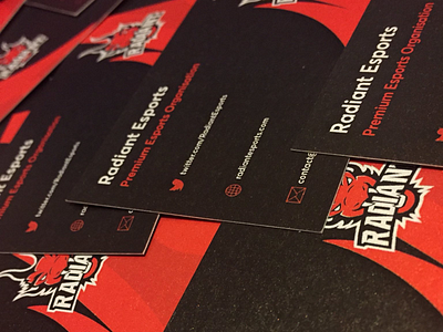 Radiant Esports - Business Cards