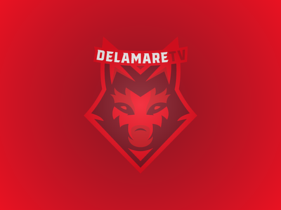 DelamareTV design gaming logo logo logo design logos mascot mascot logo