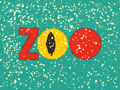 ZOO distress experiment illustration illustrator personal retro texture vector