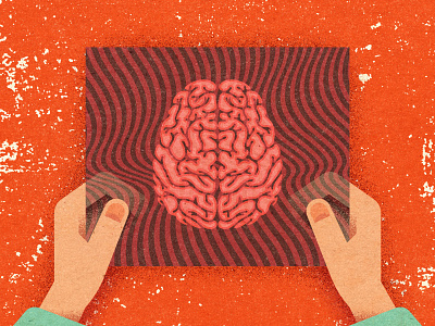 Epileptic Brain Scan client design editorial experiment graphic illustration print retro texture work