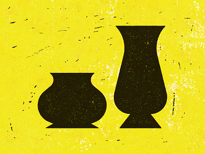 Classical Vases - Short & Tall adobe digital experiment personal retro texture vector