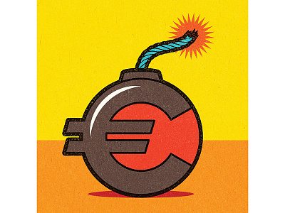 Euro Malaise - From Remission to Cure #3 adobe advertising alexei client conceptual digital editorial illustration retro texture vector vella