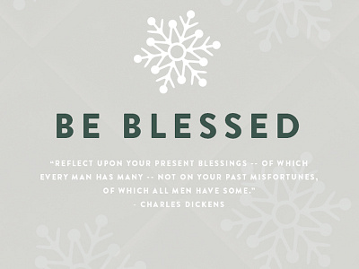 Be Blessed poster print type typography