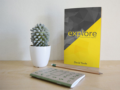 Explore Cover Final book cover branding graphic design print design typography