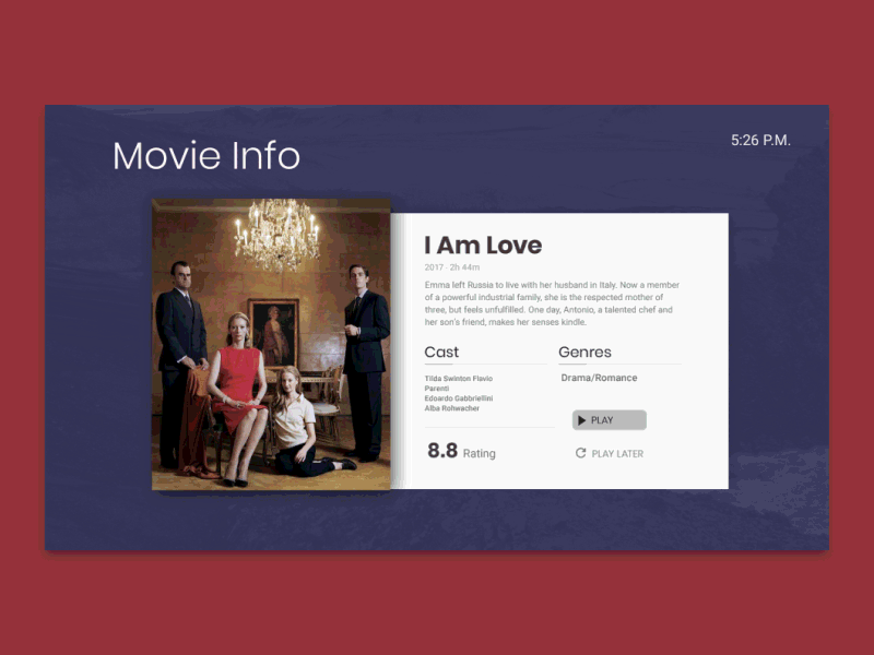 Movie Tv App tvui ui