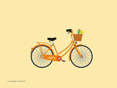 Bicycle bicycle design illustration vector