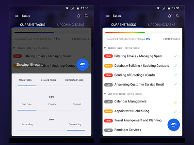 Android App UX/UI