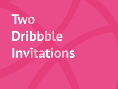 Dribbble Nvitation