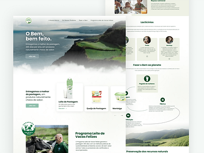 Terra Nostra - Dairy products Website dairy design interface design products uiux web design