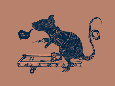 Mongo Rat knife mongo neutral rat rat trap skate skateboard tail