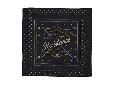 Resist Resistance Bandana bandana resist spider web
