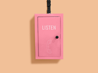 Listen Up pastel phone photoshop pink womens march
