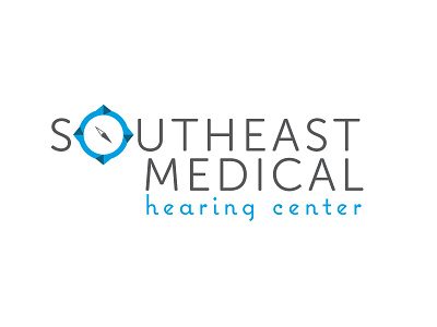 Logo WIP compass hearing hearing aids logo medical museo sans rounded