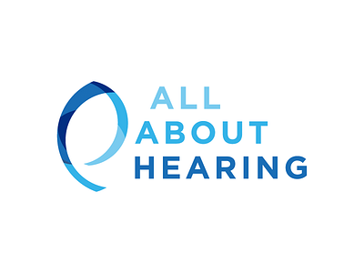 Modern Ear logo audiology bold clean clinic design ear gotham hearing logo mark modern simple