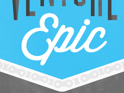 Venture Epic 2 bicycle bike chain custom type epic script texture type treatment venture ventureexpeditions