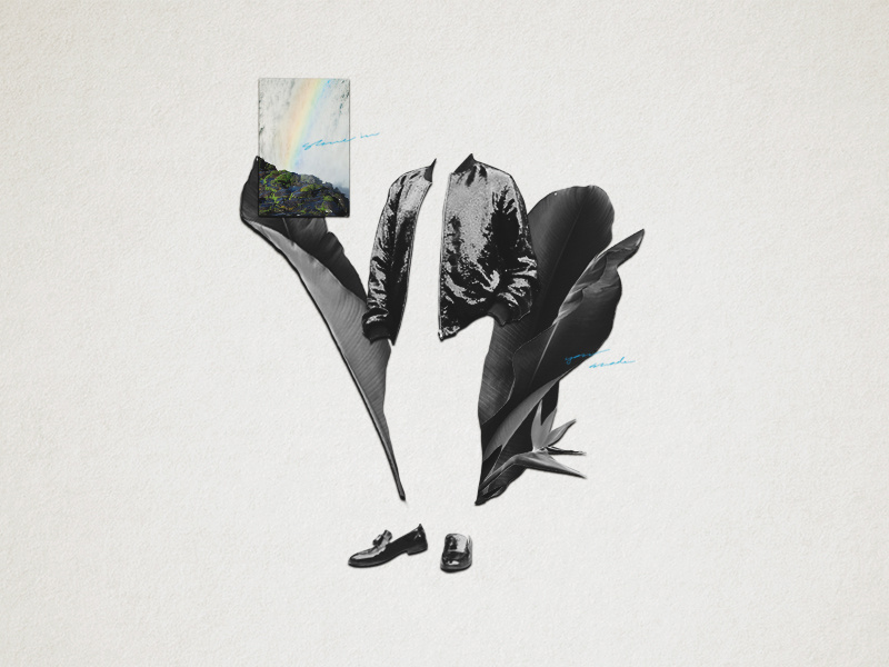 Shine Your Light lgbt layout texture photomontage collage