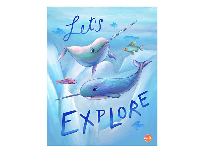 Print - "Let's Explore"