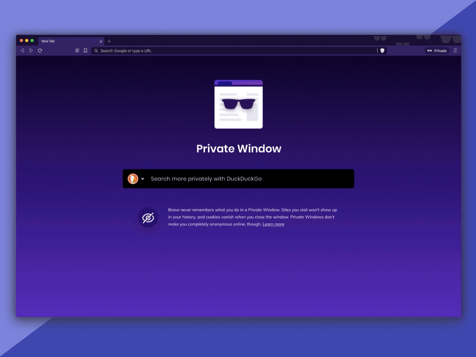 Brave Browser private and Tor windows