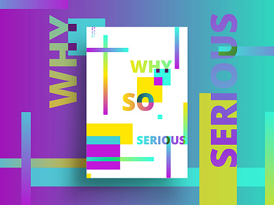 Made You Look / 05 / Why So Serious 100posters art direction color gradients graphic design swiss