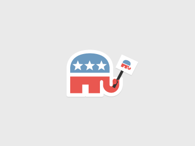 GOP Convention elections icon illustration politics republicans reuters