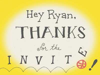 Thanks Ryan drawing hand lettering illustration lettering type vector yikes!