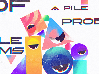 PROBLEMS. CONCEPT. 🟥🟣🔶 procreate shapes