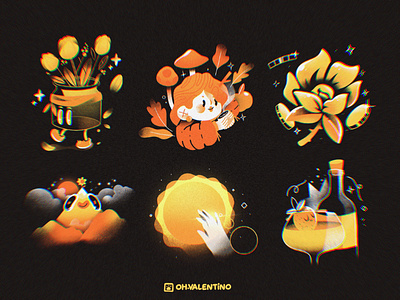Yellow Concept Explorations. Peachtober fall gold mountain rose tulip yellow