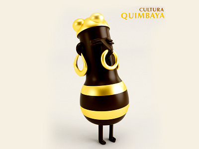 Cultura Quimbaya | Colombia 3d beargara c4d character colombia gold precolombino precolumbian