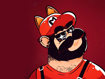 Sexy Mario Racoon