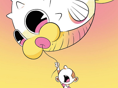 Blowfish beargara blowfish character cute illustration ipadpro procreate