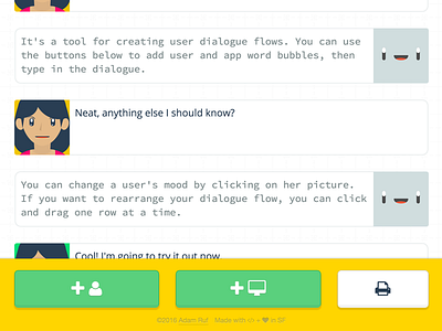 Dialogue Flow Tool side projects ux tools