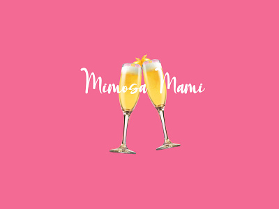 Mimosa Mami Logo branding design logo