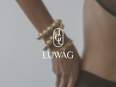 Jewelry store logo "LUWAG" branding design logo typography айдентика брендинг графический дизайн графическийдизайн дизайн логотипа полиграфия украшения фирменный стиль ювелирные