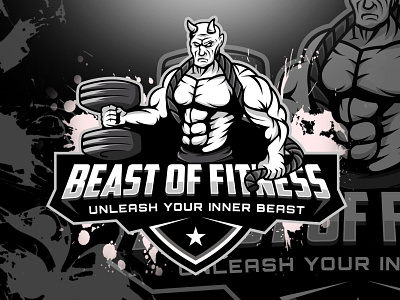 Fitness Logo Design branding fitnesslogo graphic design logo mascot