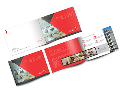 Landscape Brochure Template & mockup