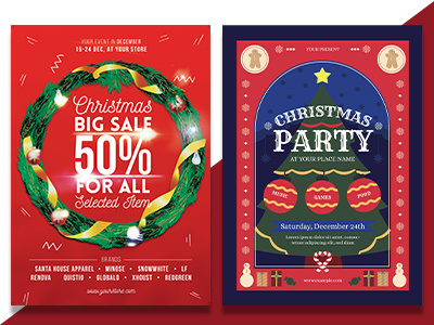 Christmas Kit branding christmas christmas card design event flyer flyer graphic design party flyer