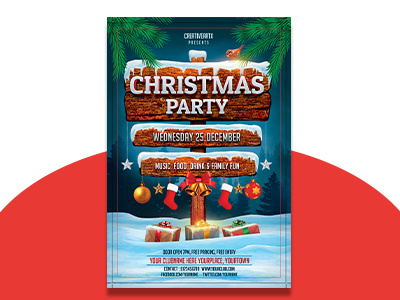 Christmas Kit branding christmas christmas flyer design event flyer flyer graphic design party flyer post design