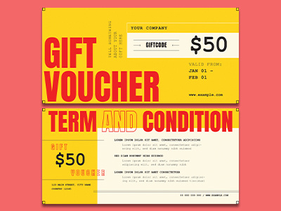 Gift voucher branding design facebook post design gift voucher graphic design instagram post design post design social media post