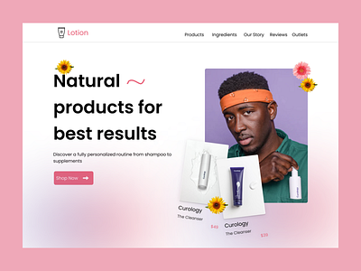 Hero Screen amatuer beginner branding colors design designer figma glass images logo product design ui uiux ux vector