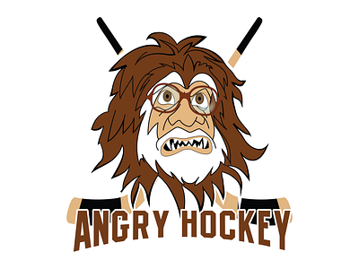 Angry Hockey Vector adobe illustrator illustration image to vector low resolution redraw vector vector art vector illustration vector tracing vectorart