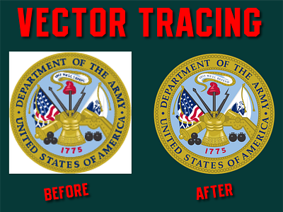 US Army Logo Vector adobe illustrator illustration image to vector image vector low resolution redraw redraw logo vector vector logo vector tracing